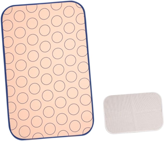 Compacte strijkplank - Tafel strijkmat - Snel strijken - Antislip stoommat - 45x70cm
