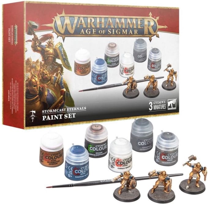 Warhammer Citadel - Age Of Sigmar - Stormcast Eternals Paint Set - 60-10