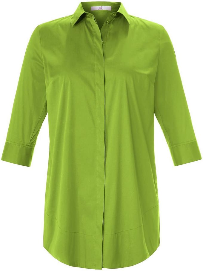 Lange blouse 3/4-mouwe Van Emilia Lay groen