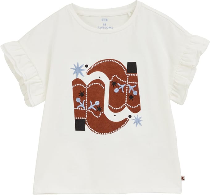 WE Fashion Meisjes T-shirt met opdruk