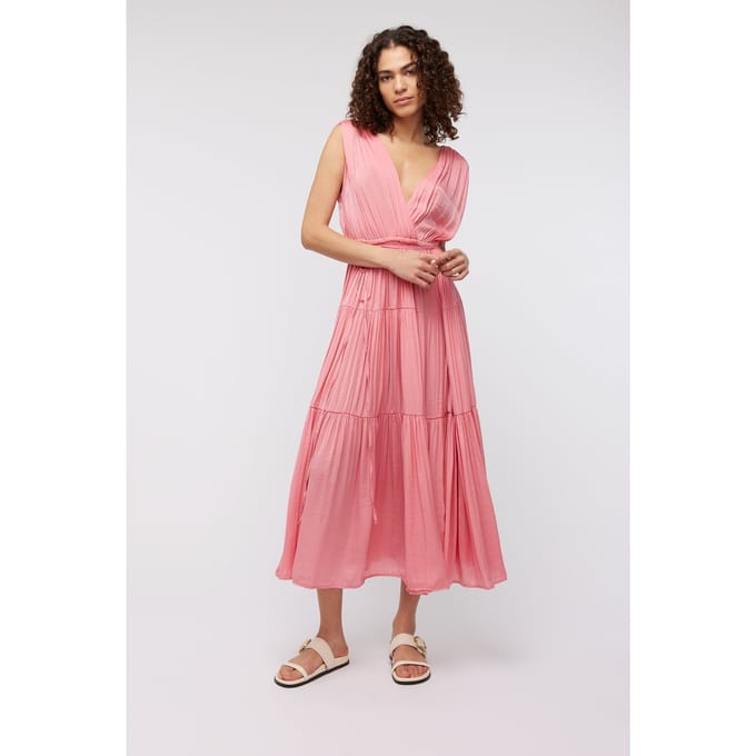 Knitted Nelly Dress Sugar Rose Größe: XS | Maxikleider Outlet | Damen | Rosa