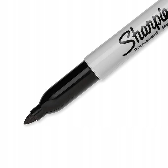 Sharpie Permanent Marker F Zwart - Sneldrogend & Waterbestenis