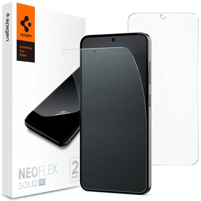 Spigen Neo Flex Screenprotector Duo Pack voor de Samsung Galaxy S24
