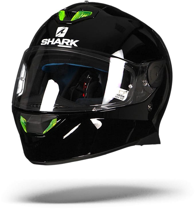 SHARK SKWAL 2.2 BLANK Motorhelm integraalhelm Zwart - Maat XS