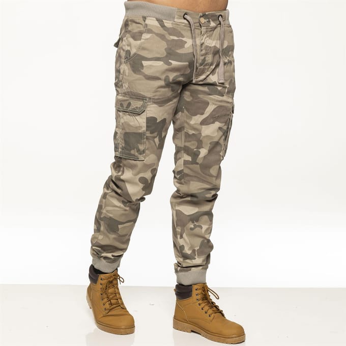 Heren Military Combat Jogger Broek| Enzo Designer Menswear