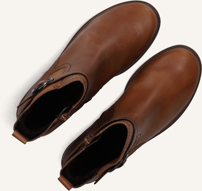 Gabor 653.1 Enkellaarsjes - Enkelboots met rits - Dames - Camel - Maat 37,5