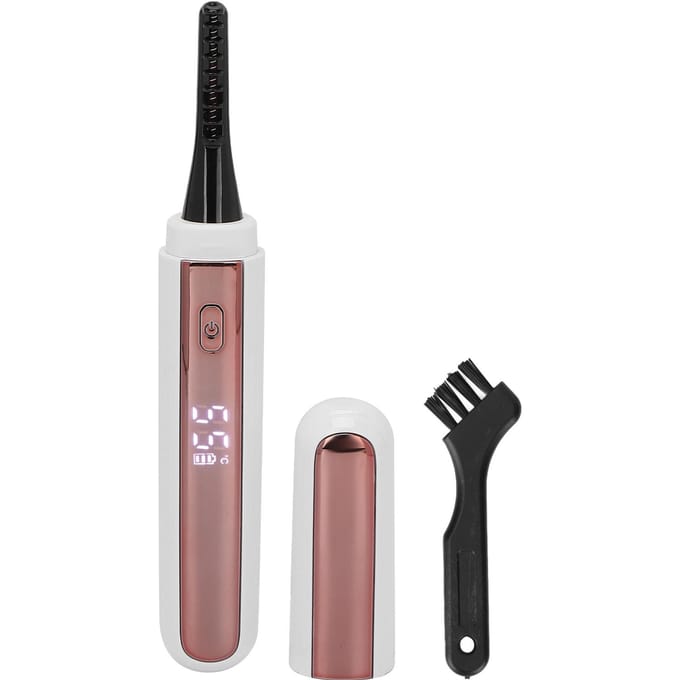 Elektrische Wimperkruller USB Oplaadbaar 4 Niveaus Temperatuur Verwarmde Wimperpermanent met LCD Display voor wit