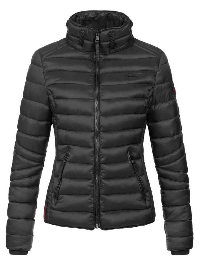 Navahoo Dames Gewatteerde Jas Lulana – Licht, Trendy & Afneembare Capuchon