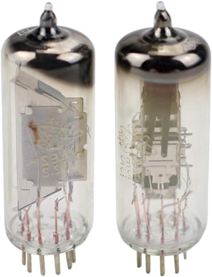Indicator Buis - Elektronische Buizen - Versterker Kwaliteit - Vervangt EM84 Model - 2 Stuks - Transparant