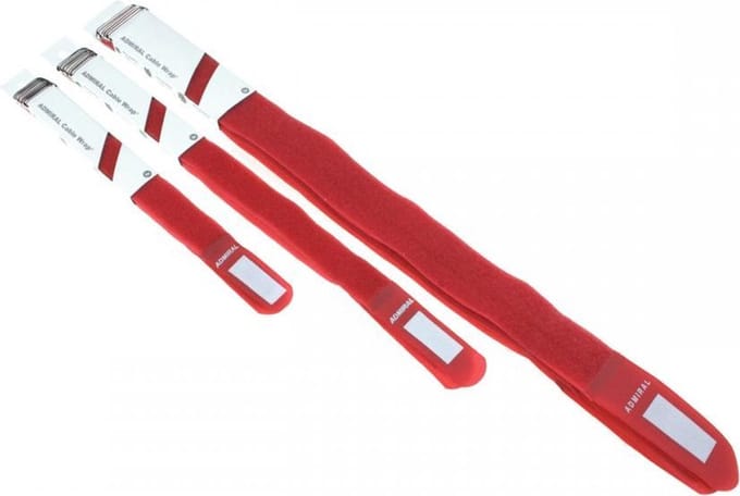 Admiral Cable Wrap 260, Set van 5 stuks, Rood