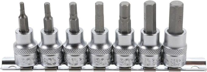 BGS Inbus Doppenset - 3 t/m 10 mm - 7 Delig - 3/8 Inch Aansluiting - BGS 5107