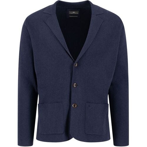 Fynch-Hatton Vest Blazer Cardigan Fullneedle Navy / male