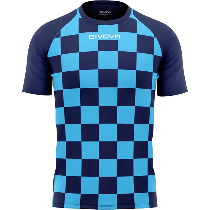 Sportshirt Givova Dama Celesta-marineblauw - L