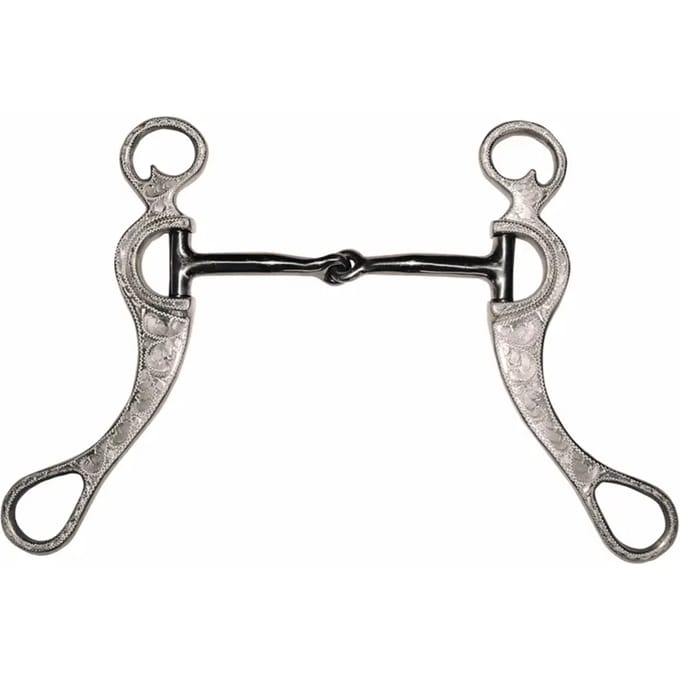 Mors western snaffle voor paard anti-collapse van ijzer Metalab