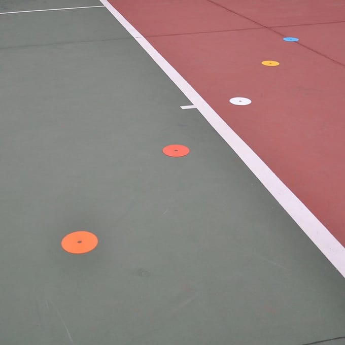 Eco Walker Flat Disc Cones Spot Markers Voetbal Basketbal Sport Speed Agility Training (Set van 10)