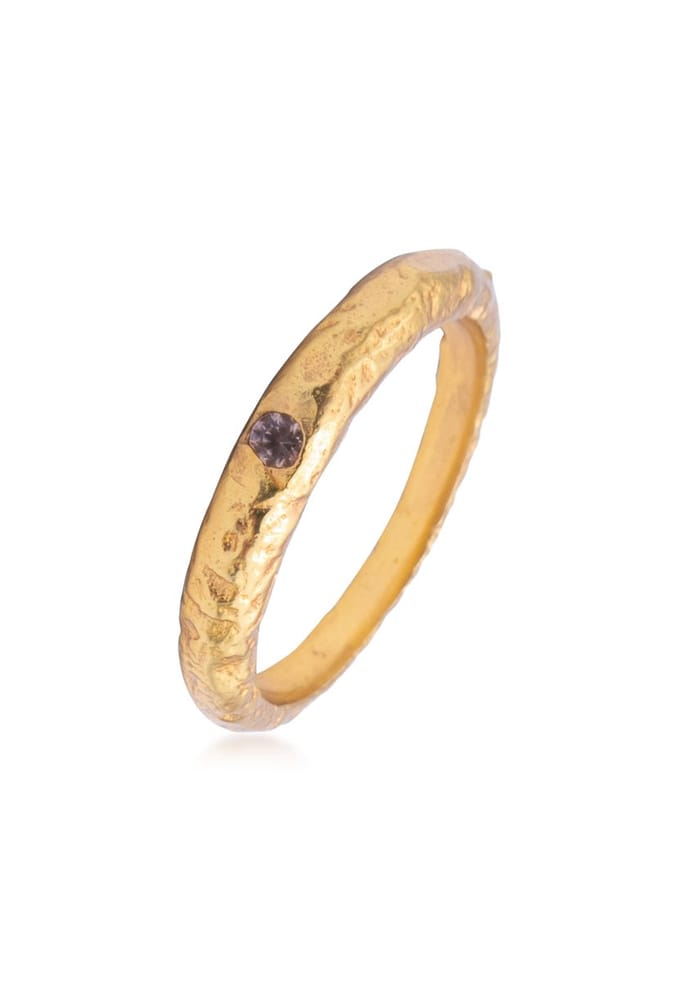 Haze & Glory - Ring - Bandring gehämmert Lolit - Unity 925 Silber - Dames