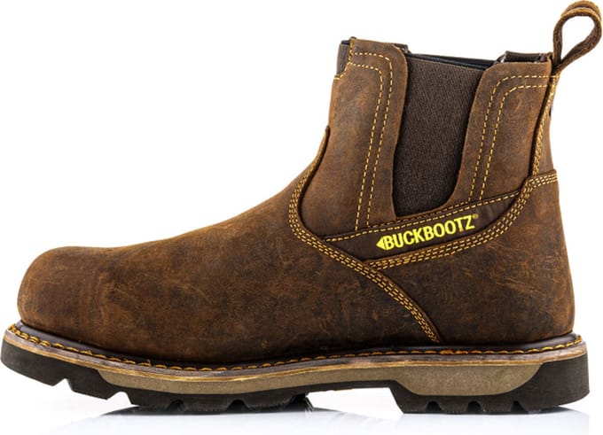 BuckBootz Instapper B1180 S3 - Donkerbruin - 47