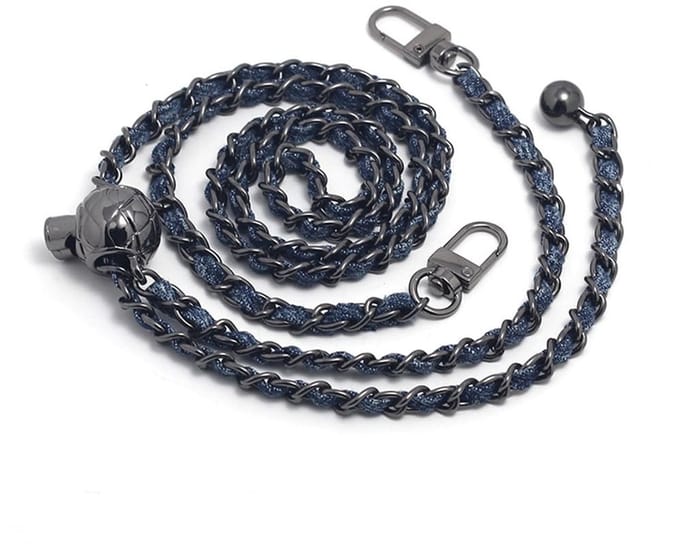 Lederen Vlecht - Dailygoods- Handtas Ketting Verstelbaar 120 cm