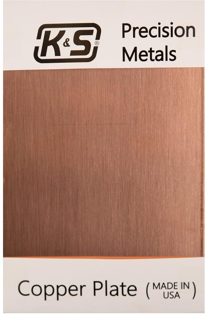 Koperen Etsplaat voor Modelleren en Hobby, Dik 1.27mm