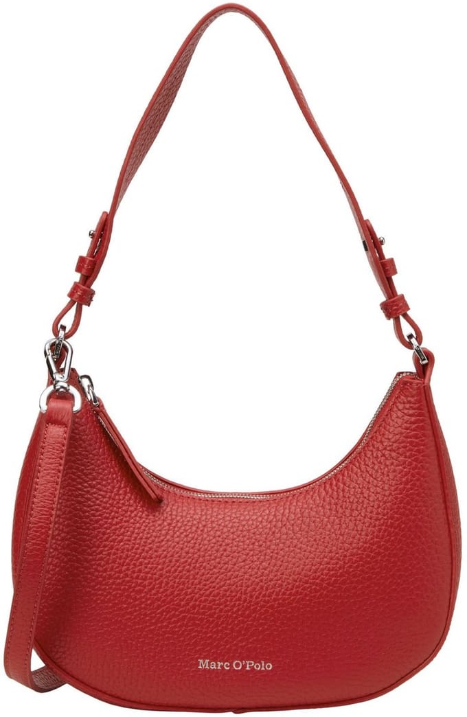Marc O'Polo schoudertas Beya Crossbody Bag Shiny Red rood