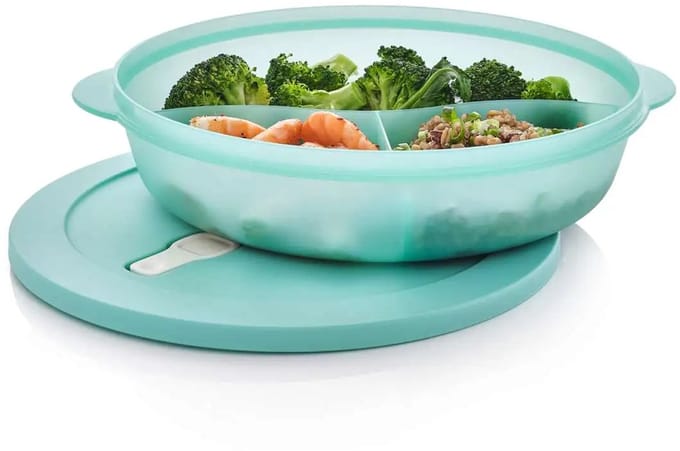 Tupperware vakjesbord magnetron (crystalwave serie)