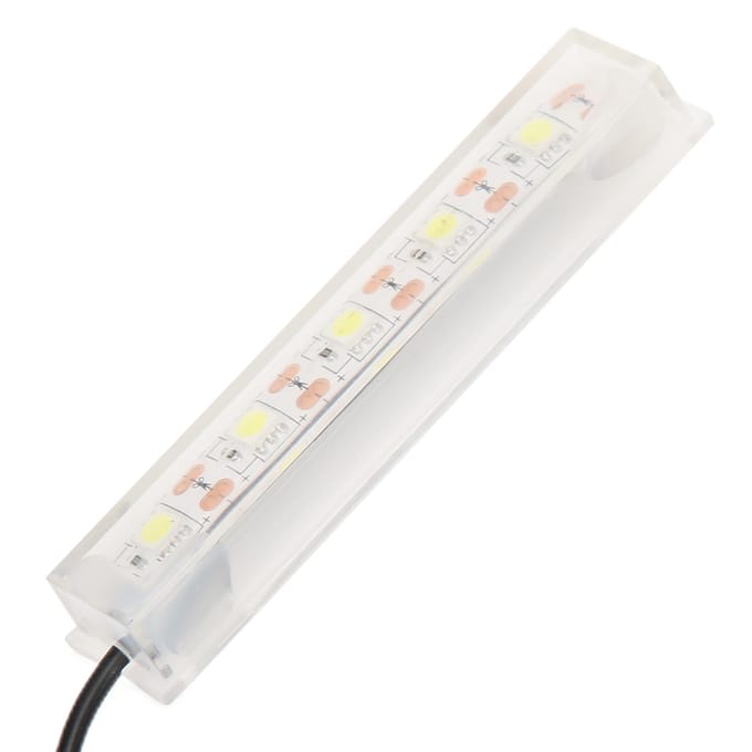 Aquarium LED-lamp, klein, USB, Betta-aquarium, wit licht voor binnenaquariumplanten white