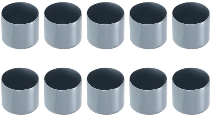 Dailygoods- Schroefdraad Protector Rubber - 10 Pack Eindkappen - 50mm Binnendiameter - Slijtvast - Roestpreventie - Stofisolatie - Eindkap