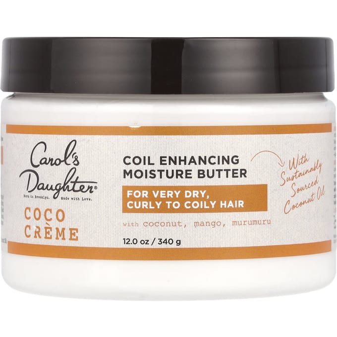 Carol's Daughter, Coco Cream, Coil Enhancing Moisture Butter, 12 oz (340 g) black