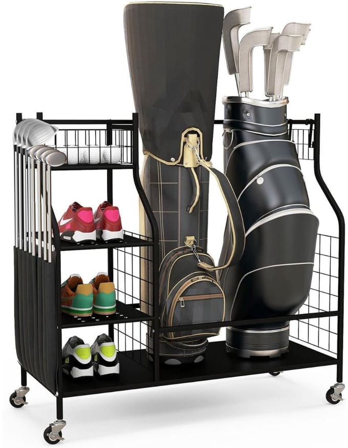ApexArte® Golftas Standbag - Golf Accessoires - Zwart