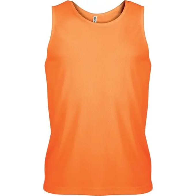 Herensporttop overhemd 'Proact' Oranje - M