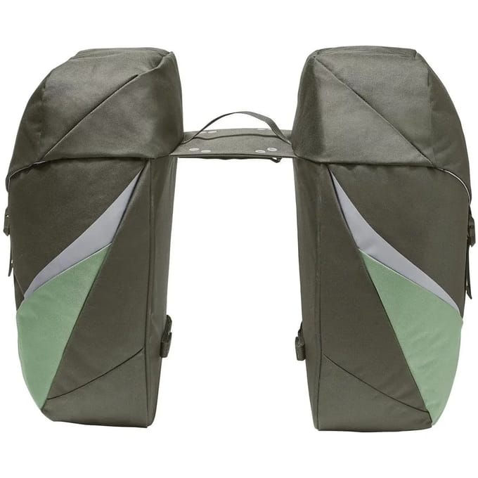 VAUDE / TwinRoadster / Fietstas / Enkele fietstas / Unisex / khaki / Waterdicht / >70% Recycled materiaal