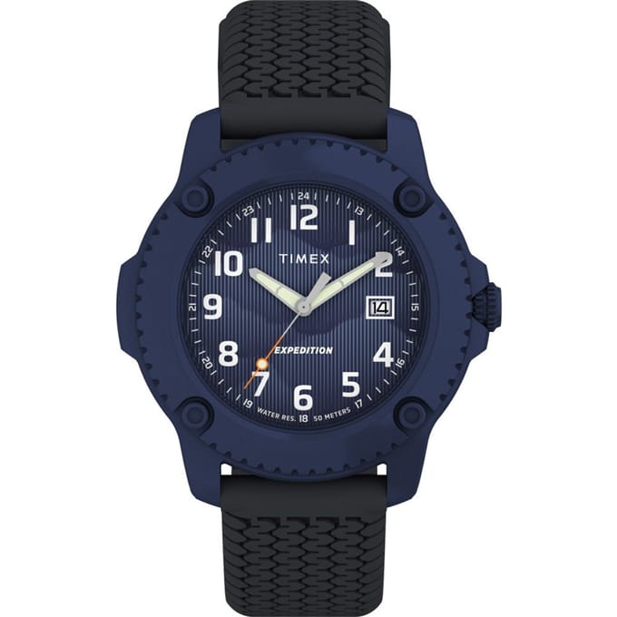 Timex Expedition North Timberline TW4B34600 Horloge - Siliconen - Blauw - Ø 42 mm