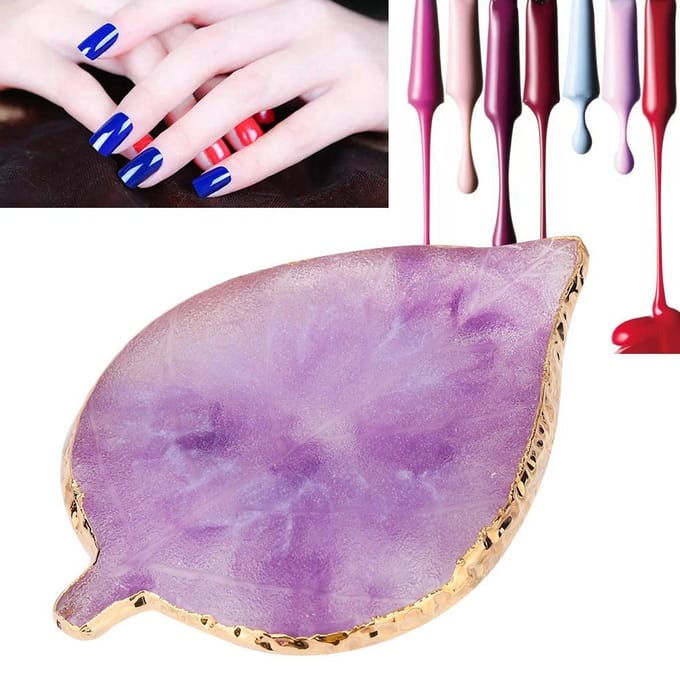 Hars Nail Art Gel Nagellak Kleur Mengpalet Tips Display Houder Manicure Tool 5#