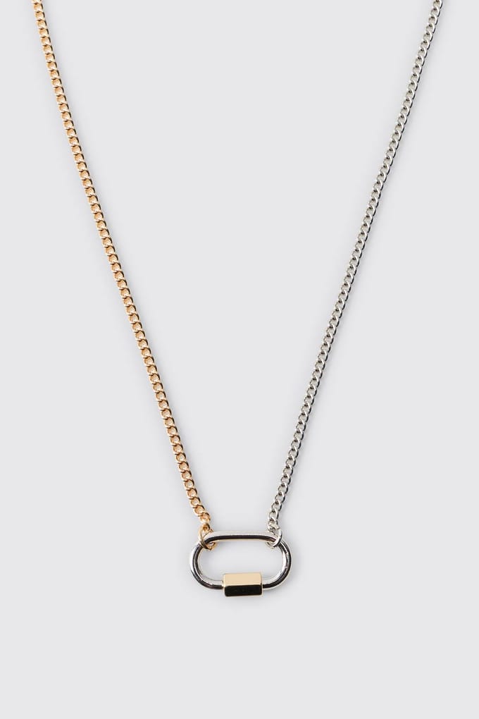 Ketting Met Karabijnhaaksluiting | Silver