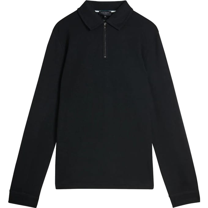 Ted Baker Karpol Heren Zwarte Modal Sweater