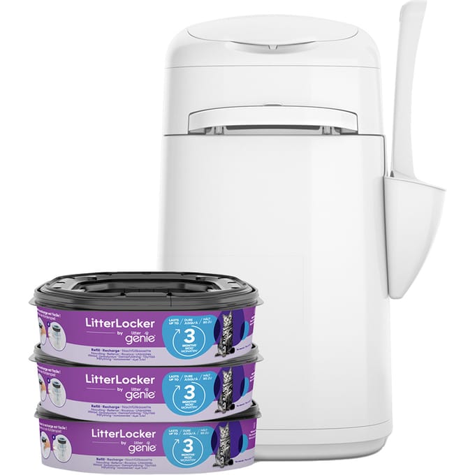 Litter Locker Litterlocker By Genie - Kattenbakaccessoires - 24.3x23x7 cm Wit