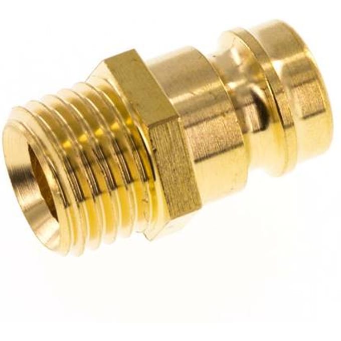 Messing DN 9 Tempereerkoppeling Insteeknippel M14x1.5 Buitendraad [5 Stuks]