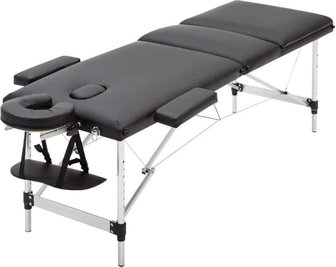Massagetafel - Aluminium - Verstelbaar & Inklapbaar - Behandeltafel - Luxe