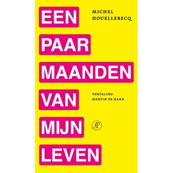 Een Paar Maanden Van Mijn Leven - Michel Houellebecq