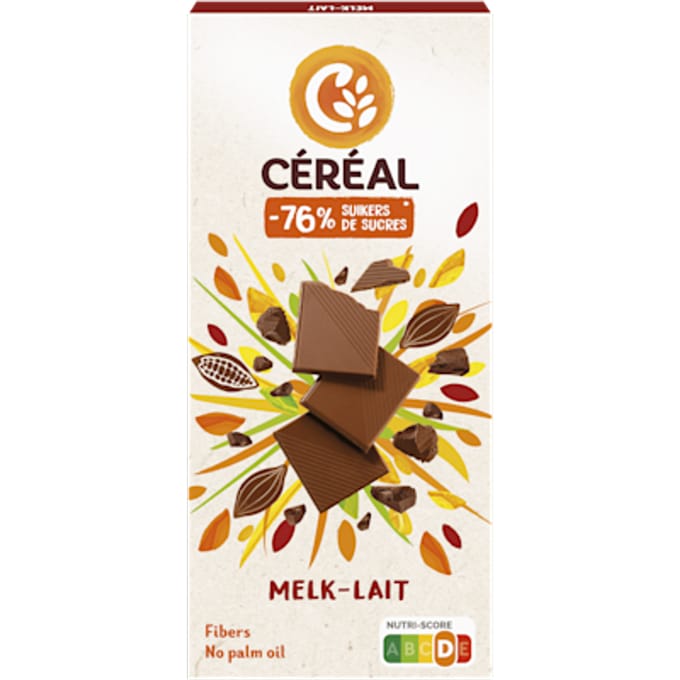Céréal Chocoladetablet Melk - 80 gr