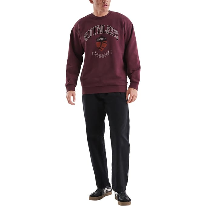 s.Oliver -qs Sweatshirts Burgundy Taglia: M | Maglioni a maglia Outlet | Uomo | Marrone