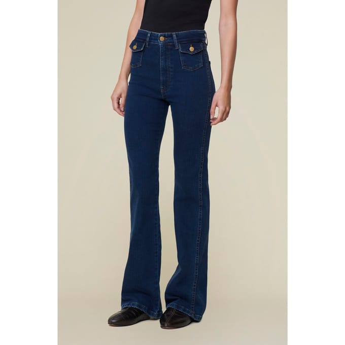 Lois Yoko High Stone Whiskers Taglia: W24L32 | Pantaloni larghi Outlet | Donna