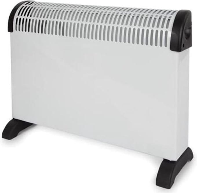 Elektrische Convector Kachel - 750 1250 2000Watt - Verstelbare Thermostaat