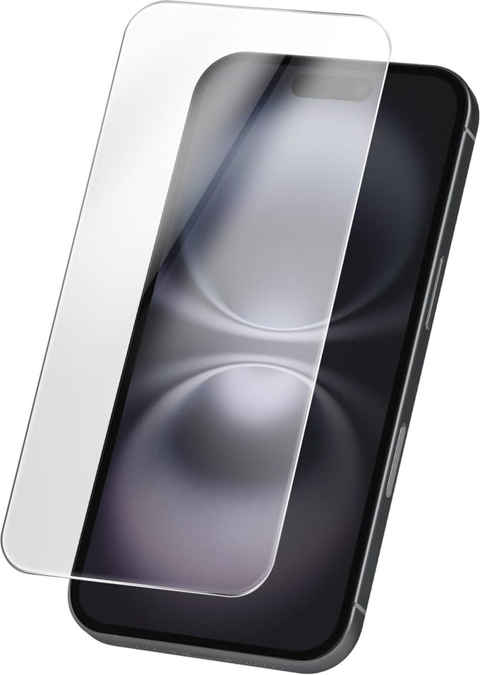 Mayaxess, Screenprotector geschikt voor iPhone 16 - 9H Tempered Glass & Anti-Scratch, Transparant