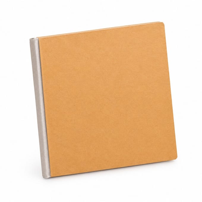 Tekenboek voor markers - bruine uitvoering van 17.5 cm - basisverpakking