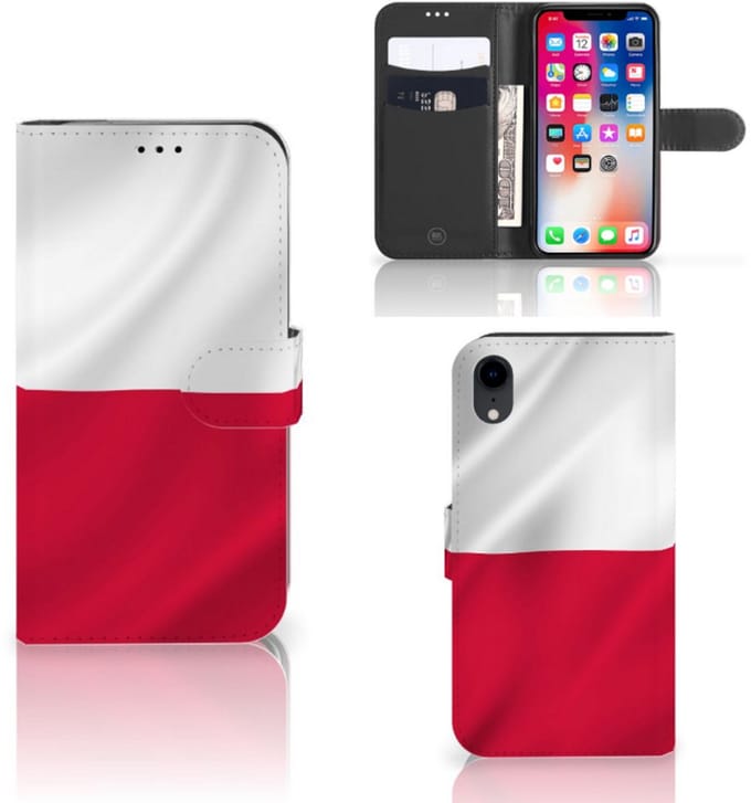 Apple iPhone Xr Bookstyle Case Polen