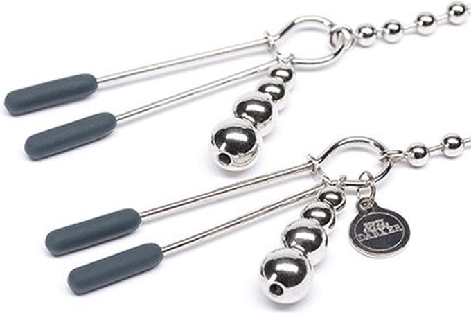 Fifty Shades tepelklemmen kralenketting