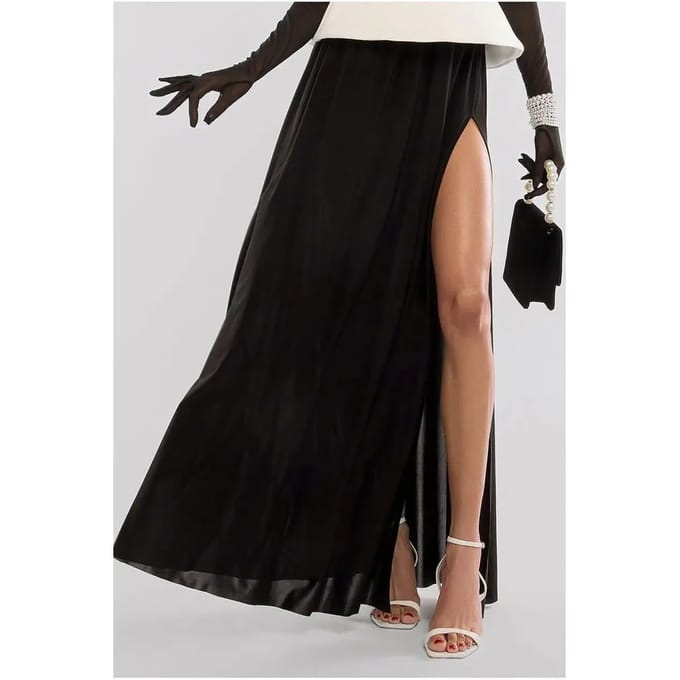 Maxi Splitrok aan de zijkant dames Goddiva