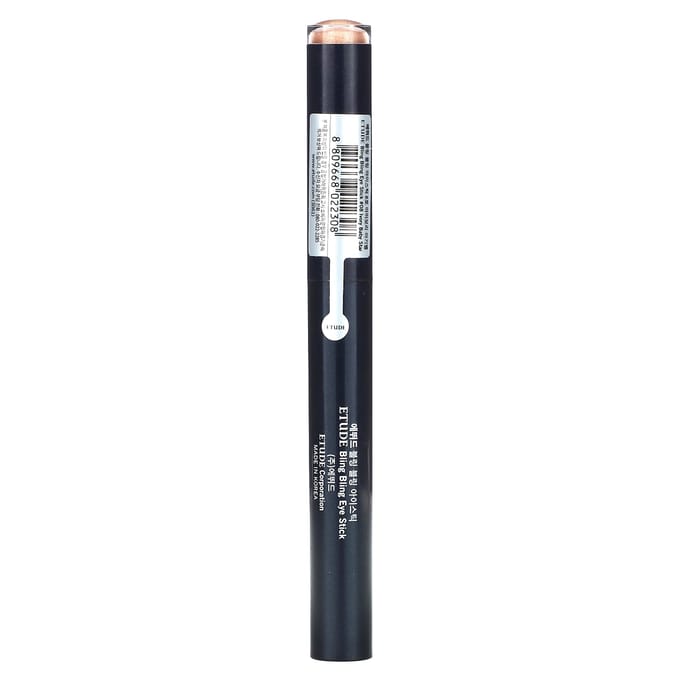 ETUDE, Bling Bling Eye Stick, 08 Ivory Baby Star, 1.4 g black