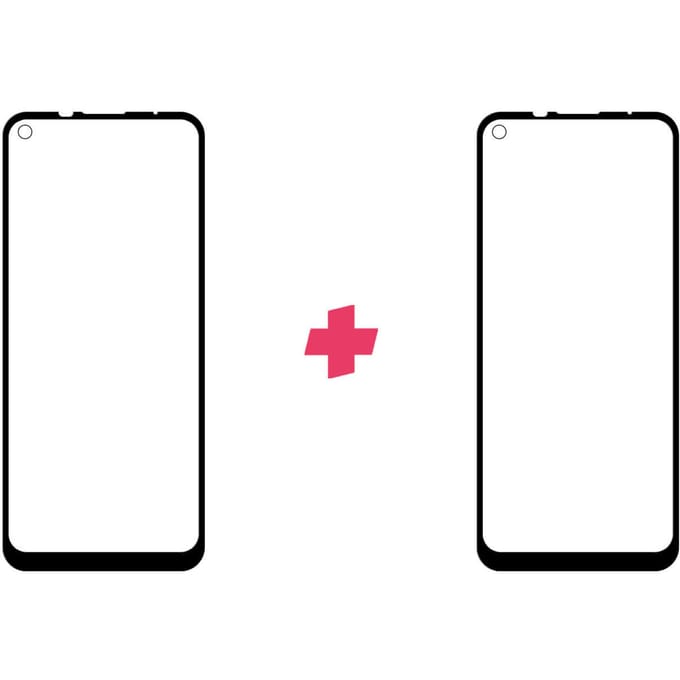 DuoPack: Motorola Moto G9 Power screenprotector gehard glas Edge to Edge